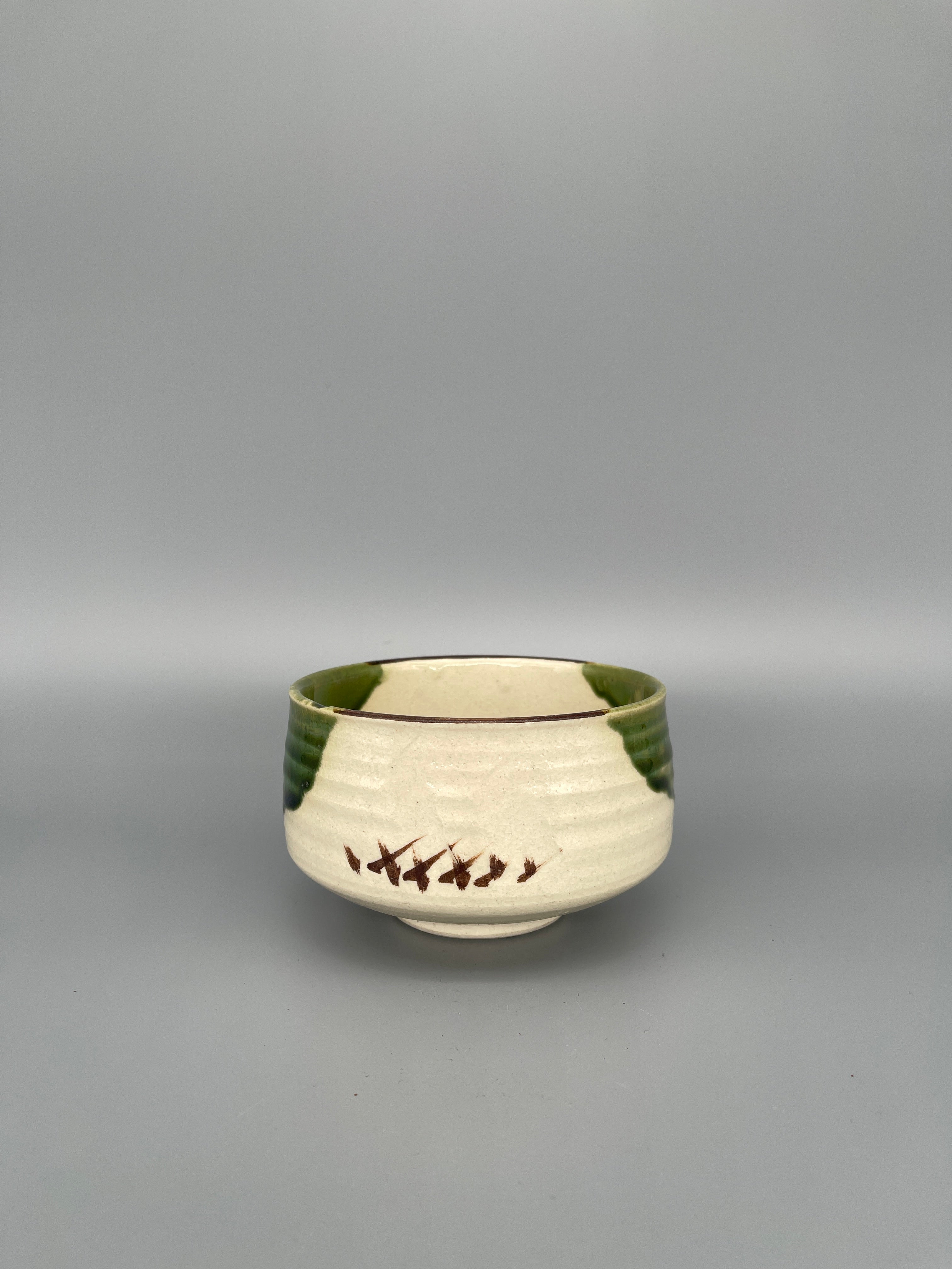 Vintage Japanese Matcha Bowl, Chawan - Oribe