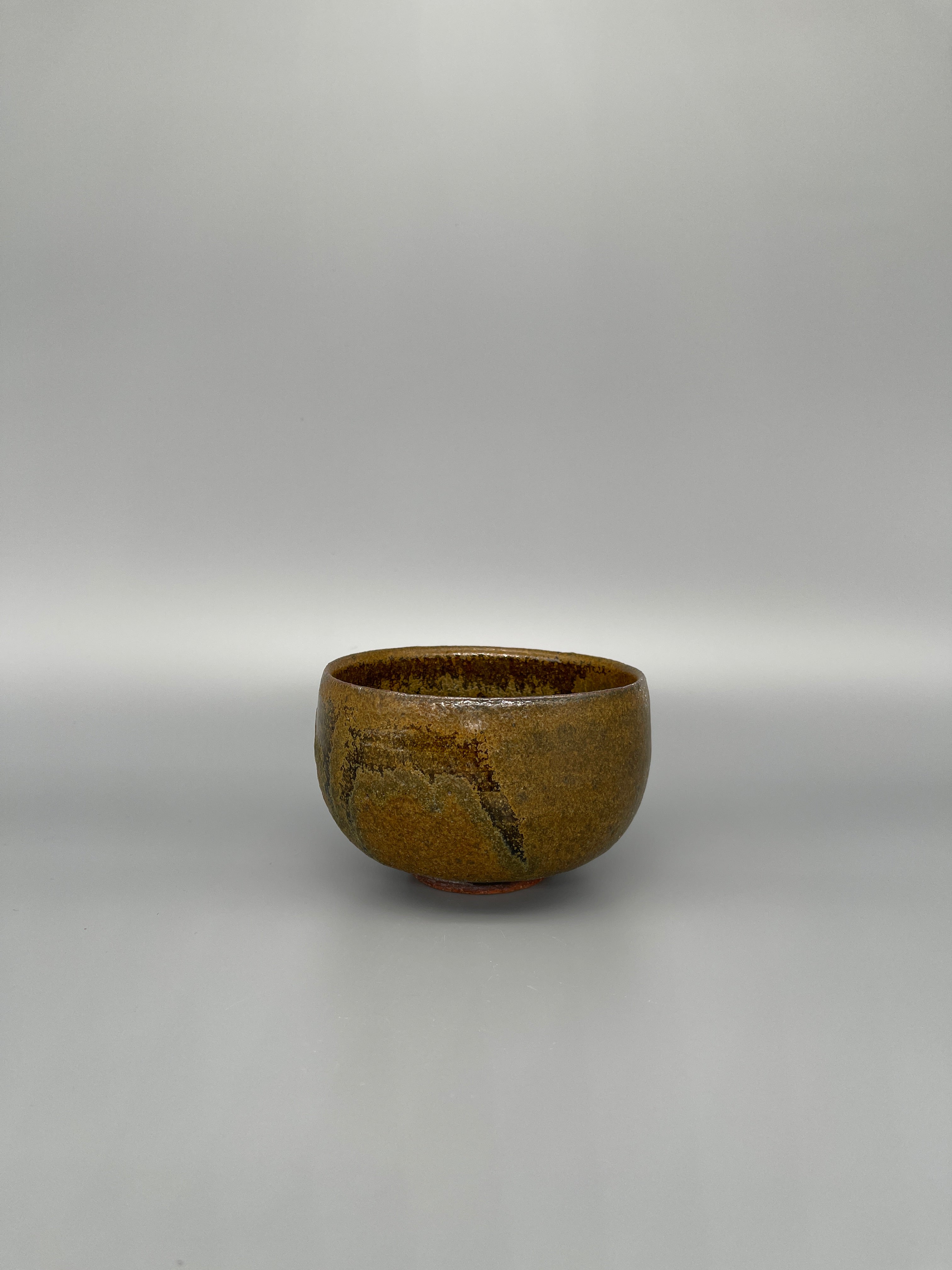 Vintage Japanese Matcha Bowl, Chawan - Earthy Brown Glaze