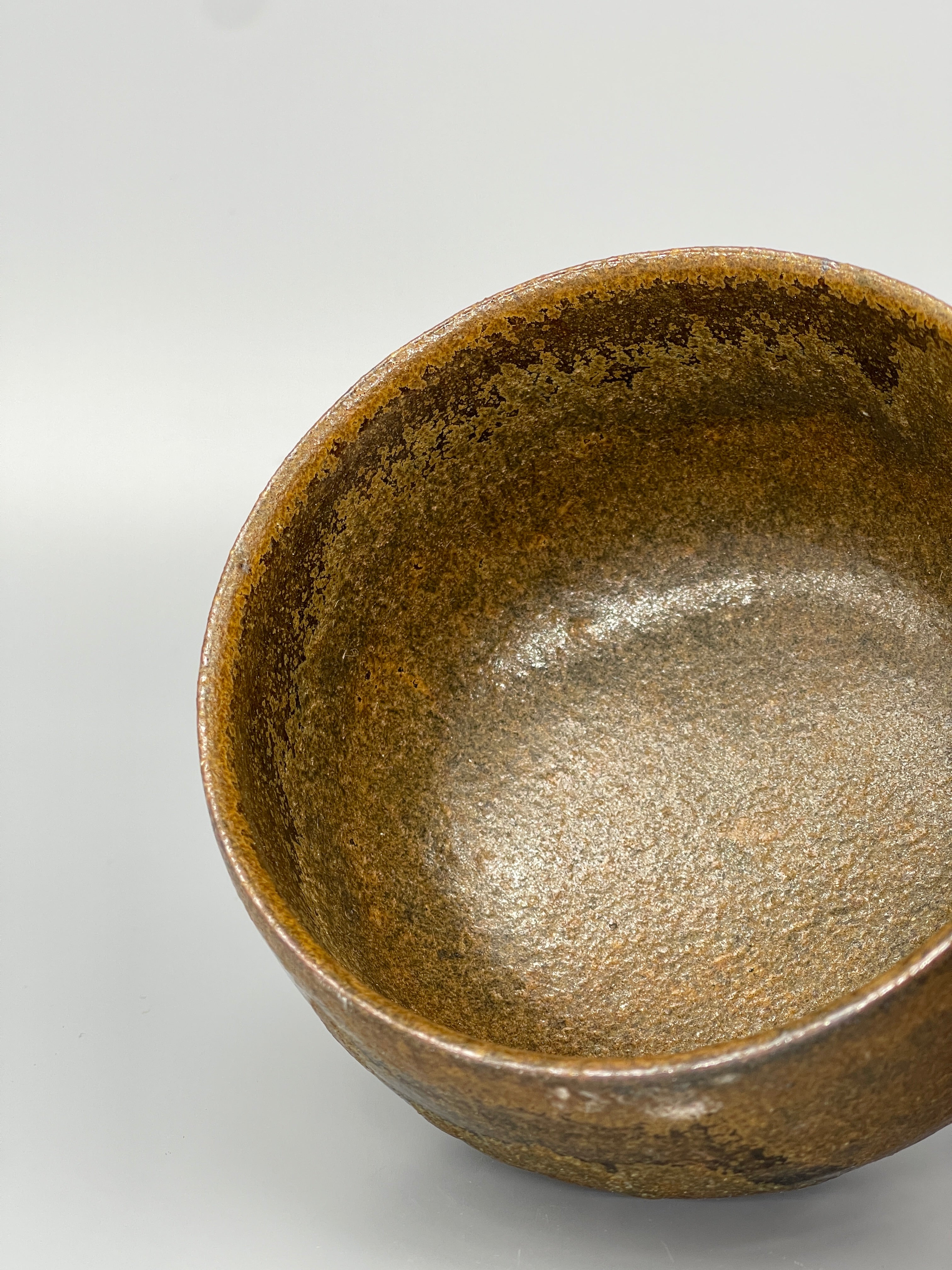 Vintage Japanese Matcha Bowl, Chawan - Earthy Brown Glaze