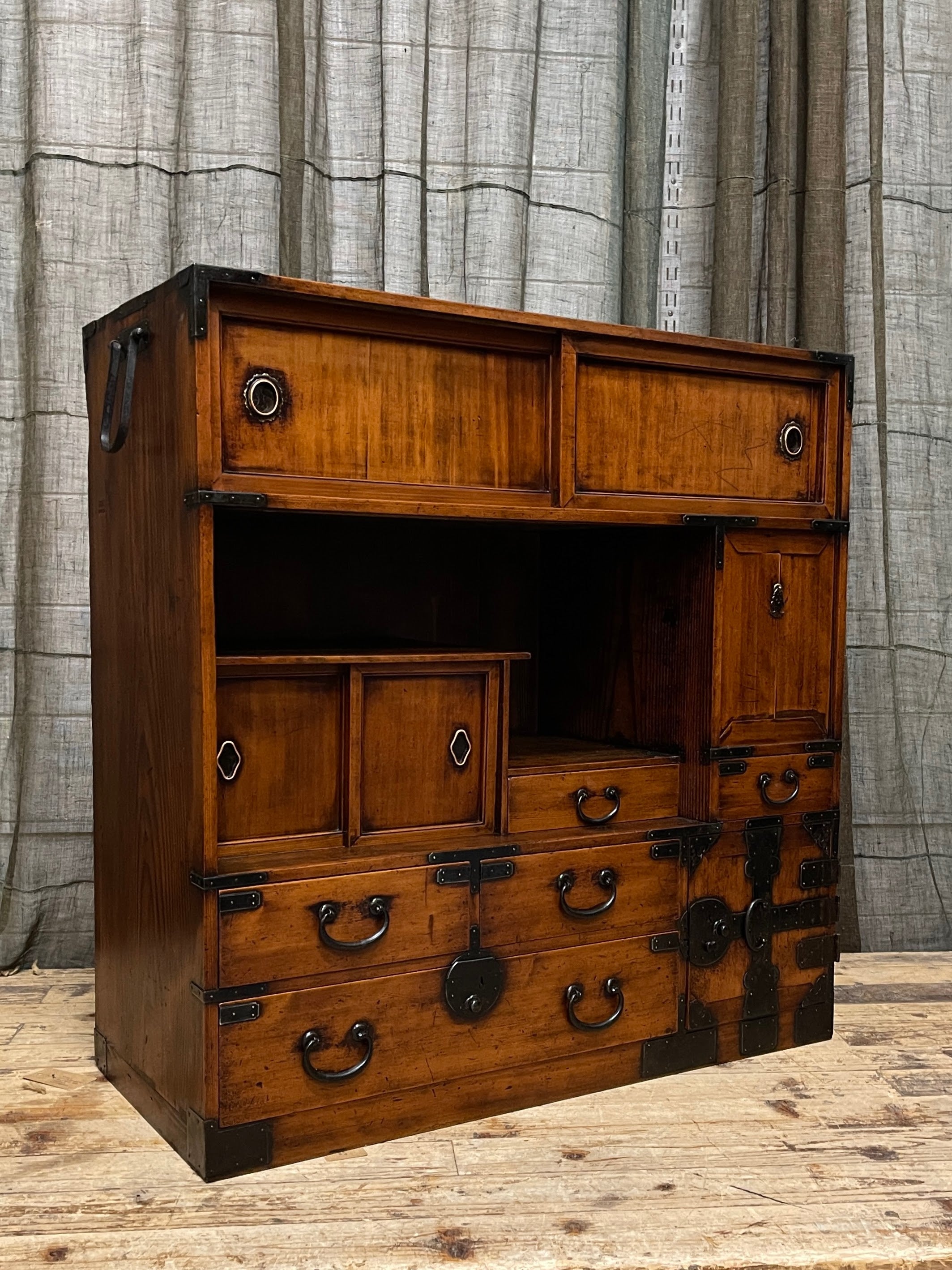 Antique Japanese Storage Cabinet - Cypress & Cedar | Late 1800's