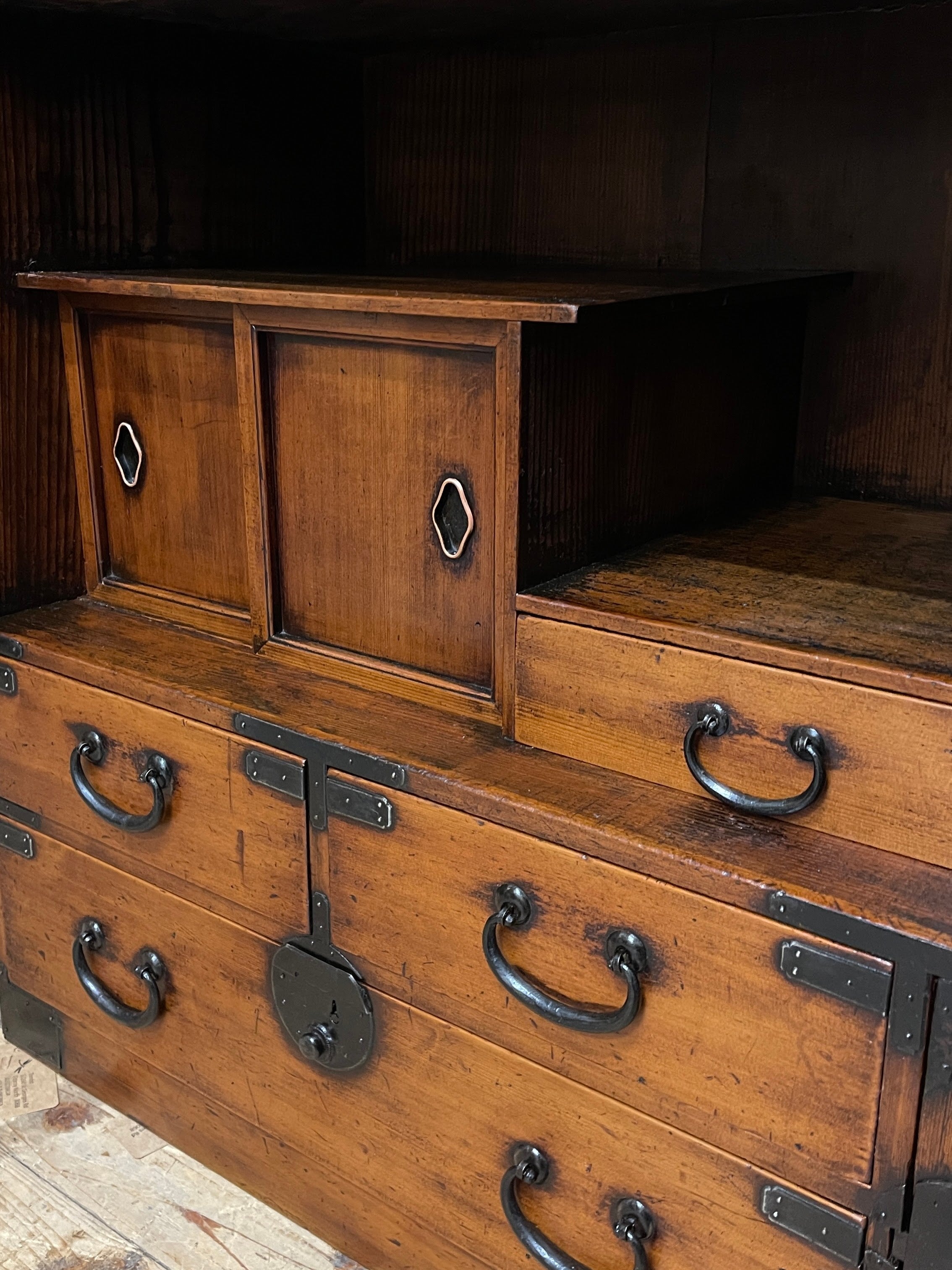 Antique Japanese Storage Cabinet - Cypress & Cedar | Late 1800's