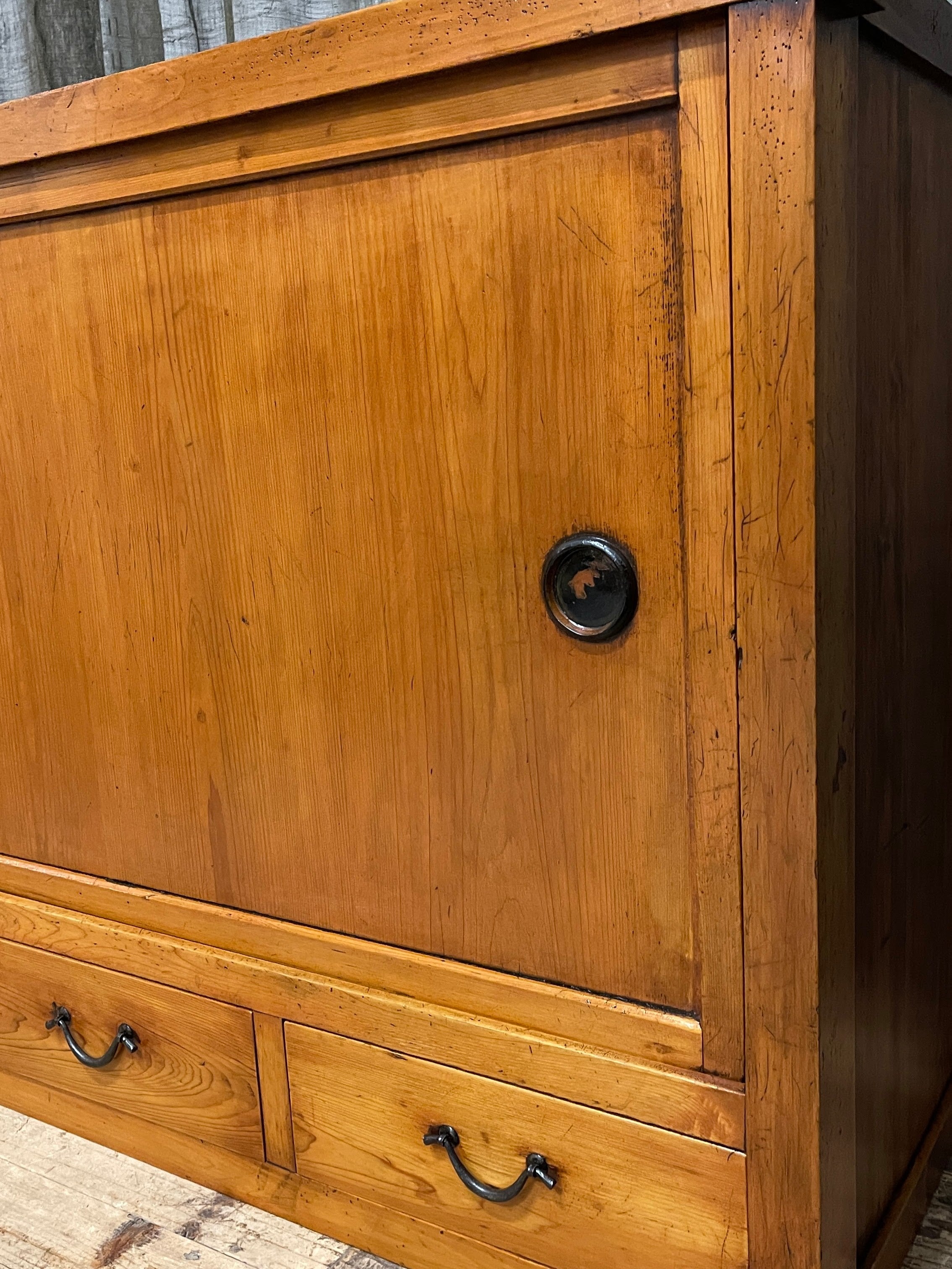 Antique Japanese Sideboard - Cedar & Cypress | c.1900