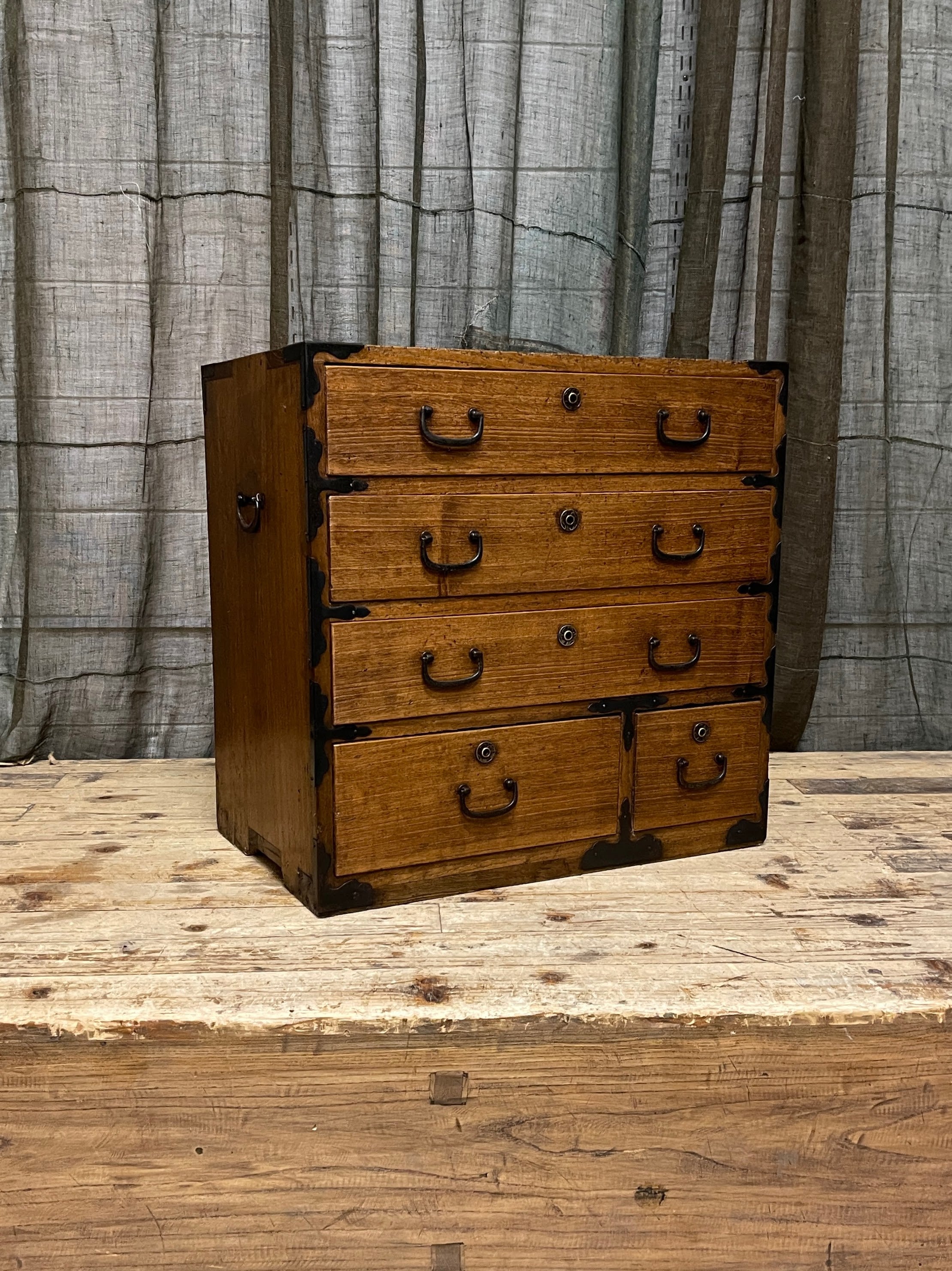 Ko Dansu, Japanese Side Cabinet - Paulownia | 1920's