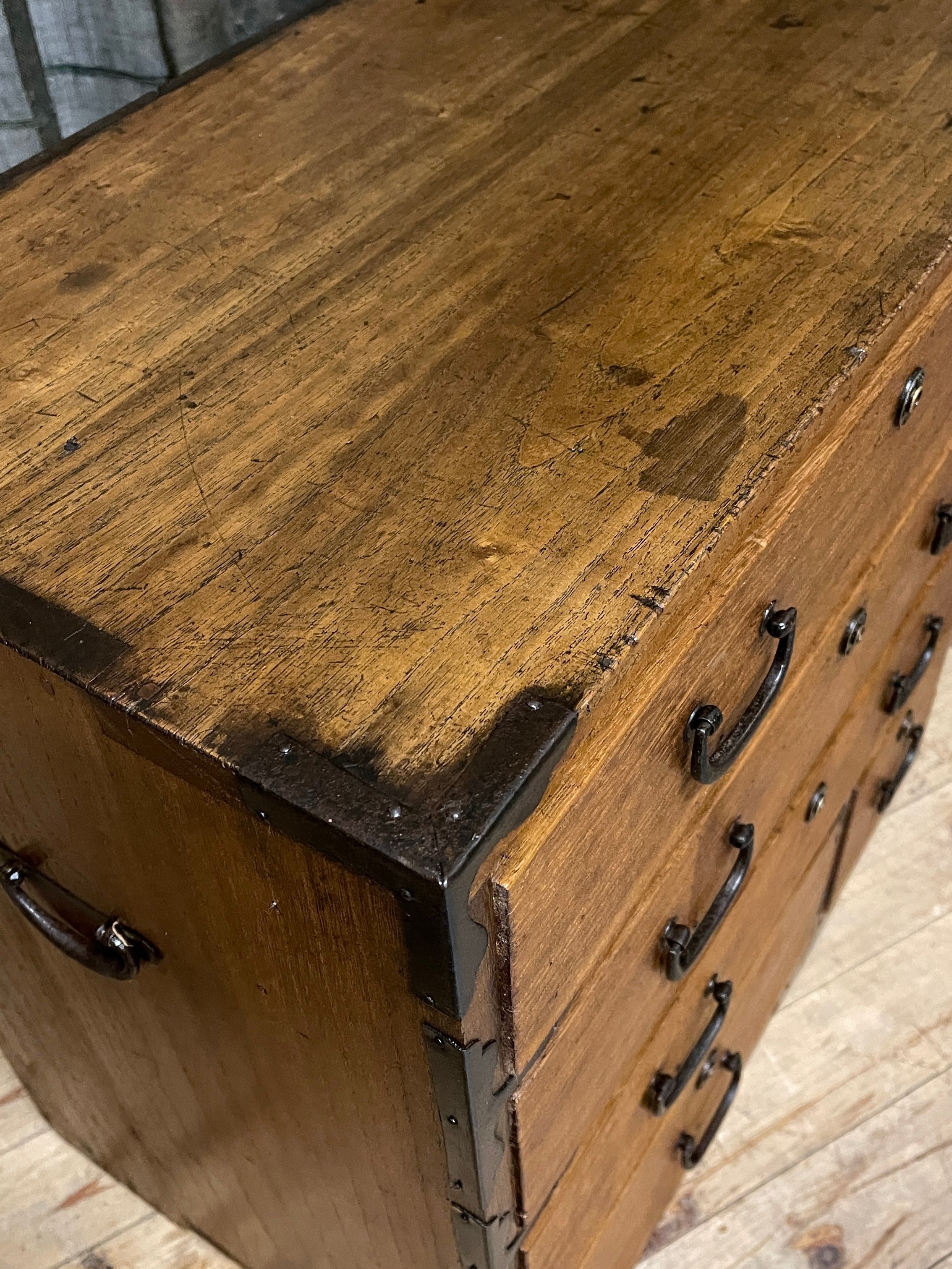 Ko Dansu, Japanese Side Cabinet - Paulownia | 1920's