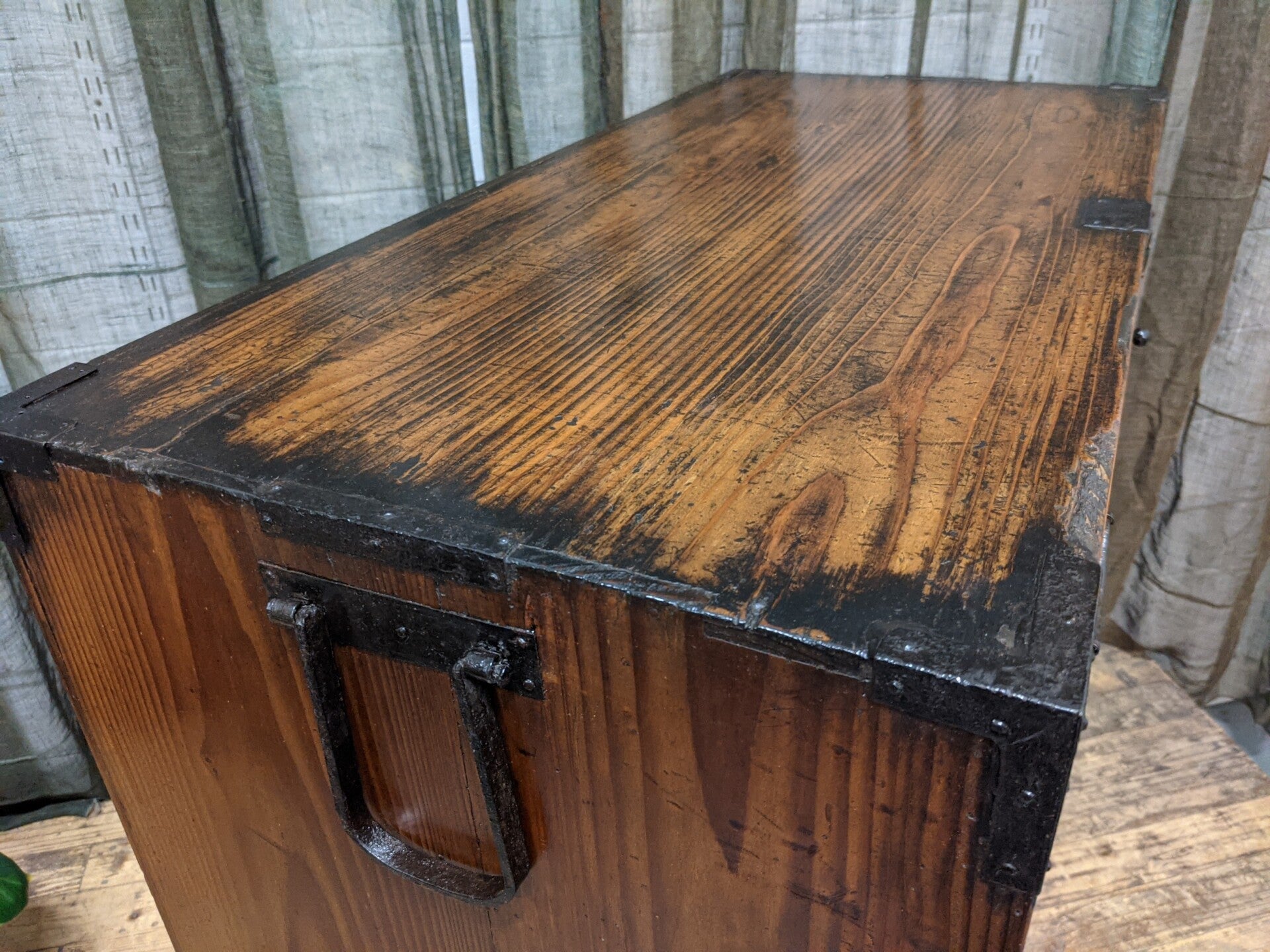 Japanese Choba Dansu, Merchant's Chest - Cedar | c.1880